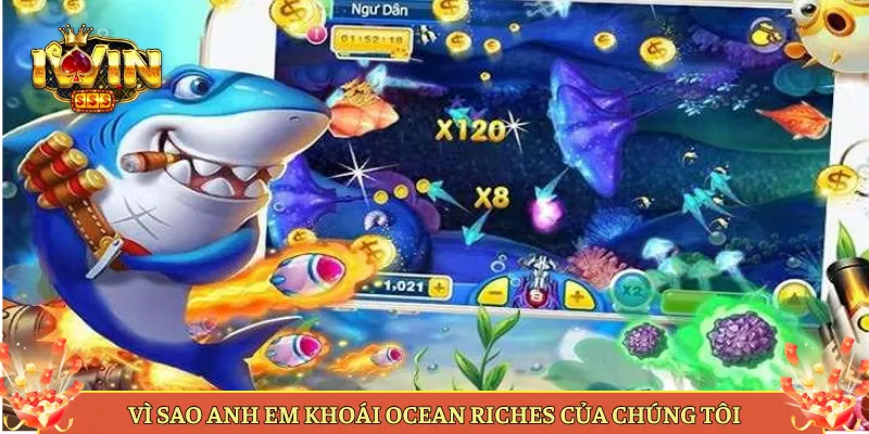 Vì Sao Anh Em Khoái Ocean Riches Của Chúng Tôi