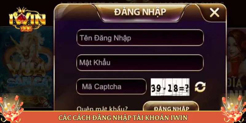 Các Cách Đăng Nhập Tài Khoản Iwin