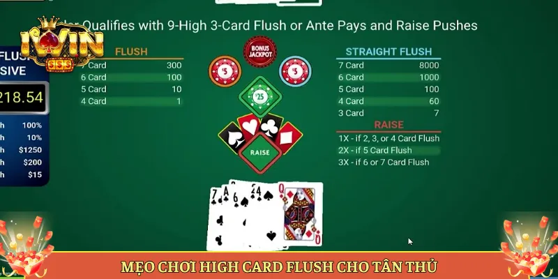 Mẹo Chơi High Card Flush Cho Tân Thủ