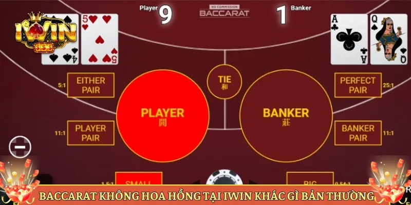Baccarat Không Hoa Hồng Tại Iwin Khác Gì Bản Thường