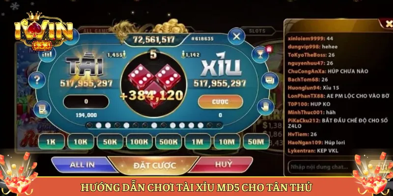 Hướng Dẫn Chơi Tài Xỉu MD5 Cho Tân Thủ